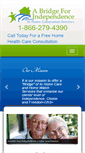 Mobile Screenshot of abridgeforindependence.com